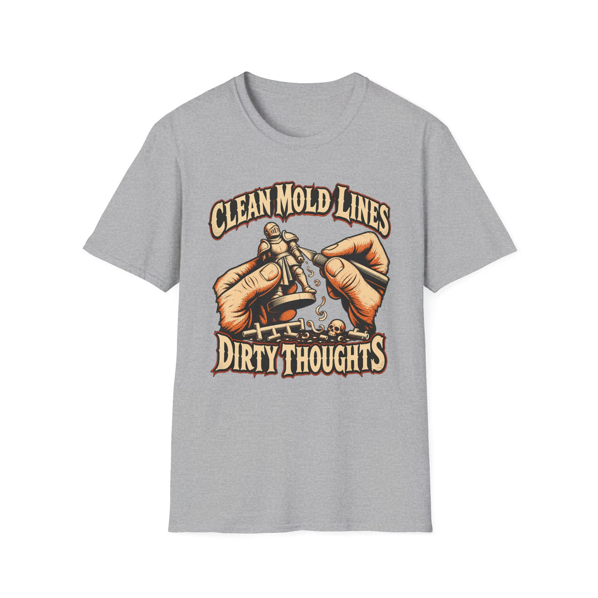 Clean mold lines dirty thoughts T-Shirt